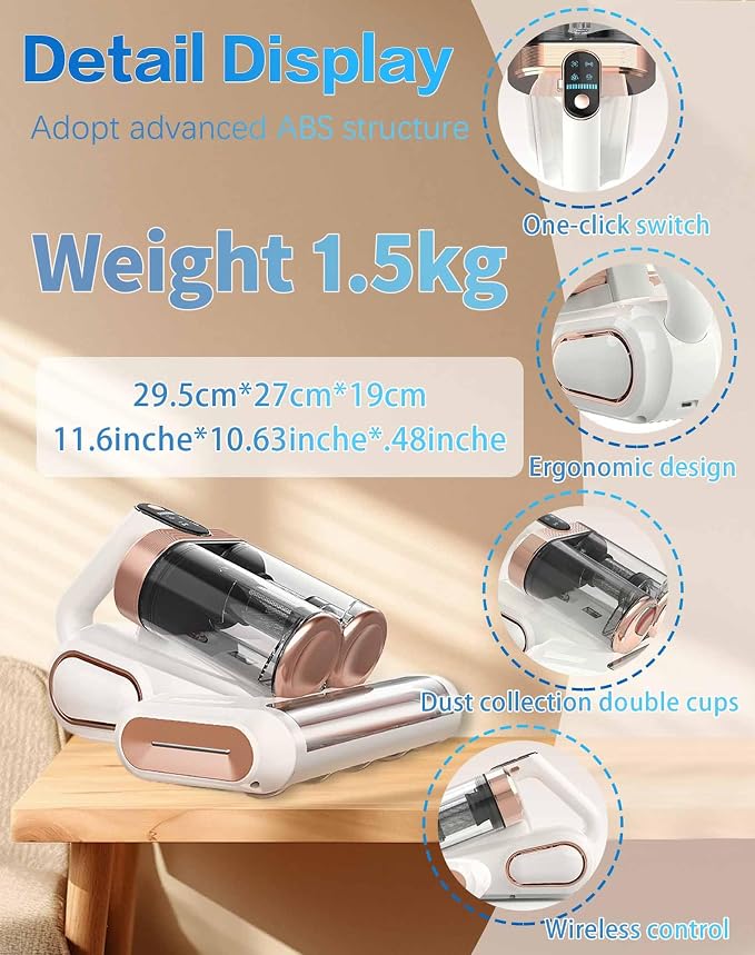 Powerful UV Bed Vacuum Cleaner, Bedroom Guard - Image 4