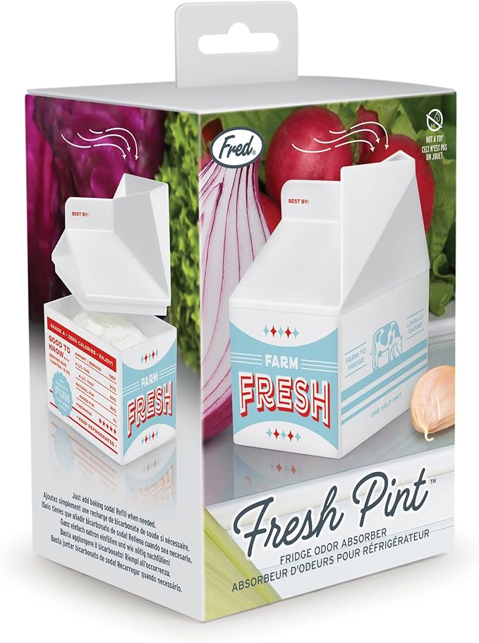 Genuine Fred FRESH PINT, Milk Carton Fridge Deodorizer - Image 6