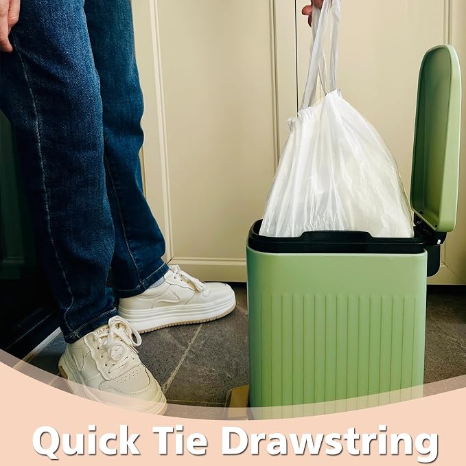 4 Gallon Trash-Bags Small-Bathroom Garbage-Bag Drawstring - Image 3