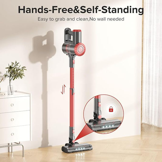 Cordless Vacuum Cleaner with Self-Standing, 40KPA Stick Vacuum Cleaners - Image 2