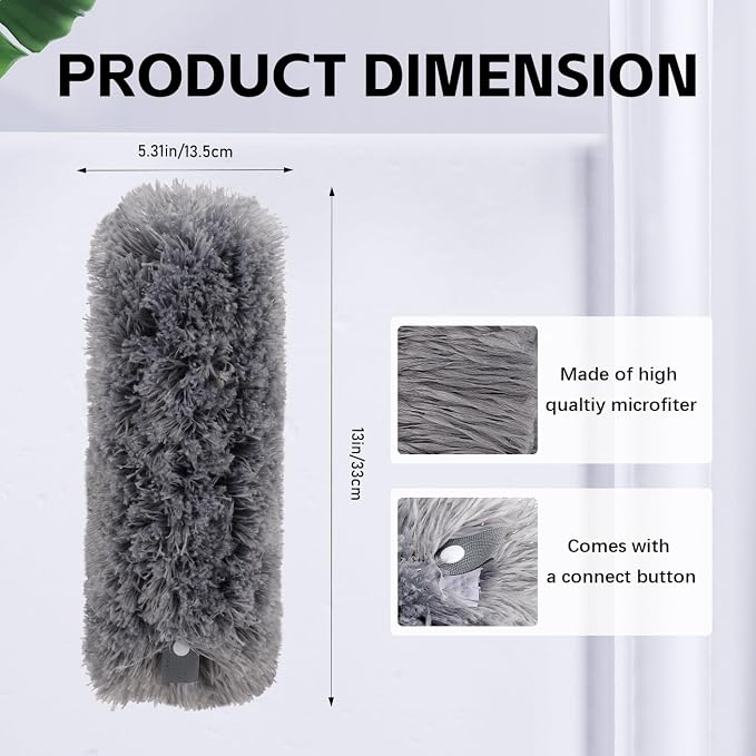 Reusable Microfiber Duster Refills Compatible - Image 2