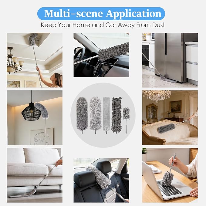 Microfiber Feather Duster Kit - Image 6