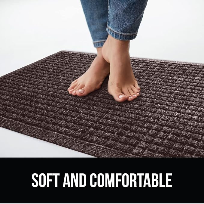 GORILLA GRIP Front Door Mat, Indoor Outdoor Ultra Absorbent HydroAbsorb Doormat - Image 8