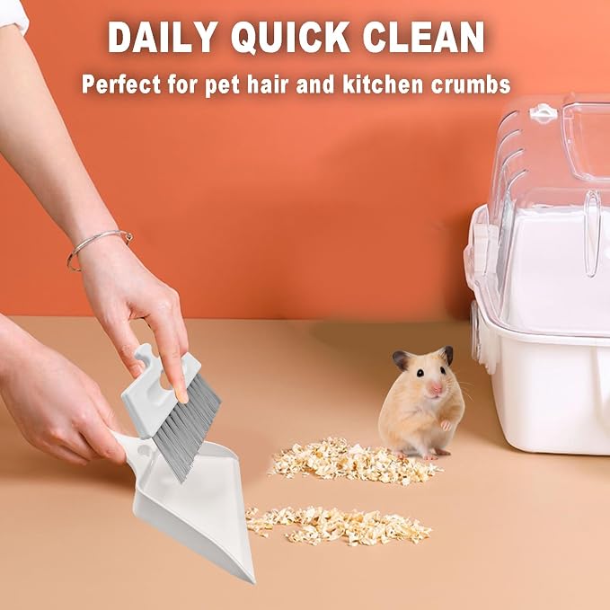 Mini Broom and Dustpan Set – Ultra-Thin Small Broom and Dustpan Set - Image 6