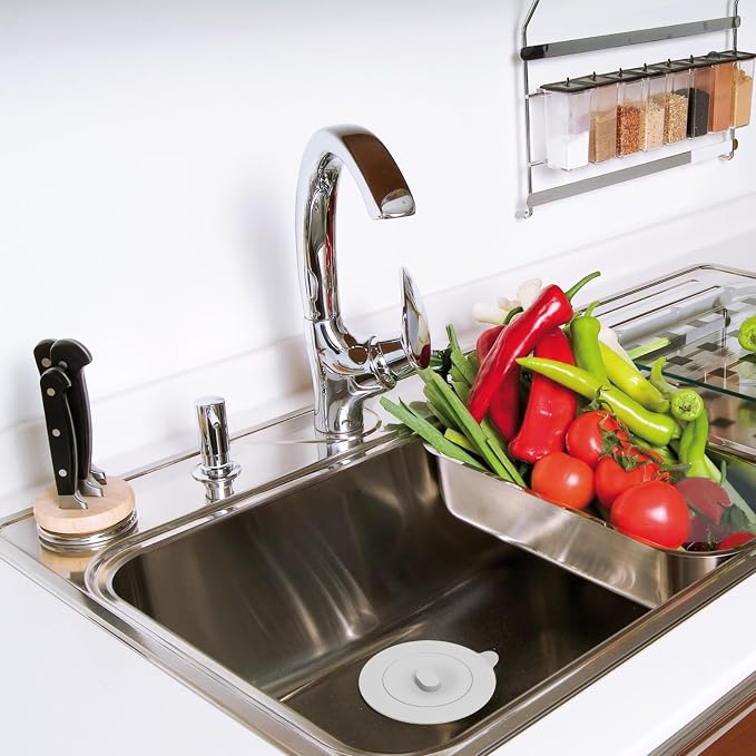 4 Pack Silicone Kitchen Sink Drain Catcher - Image 6