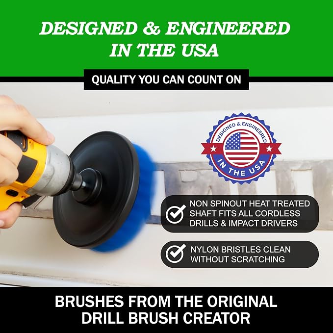 Drillbrush Medium Drill Brush Attachments - Image 3