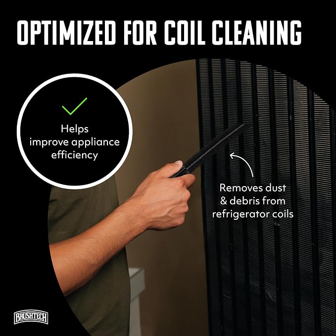 Brushtech Appliance Care Refrigerator Coil Cleaning Brush - Image 2