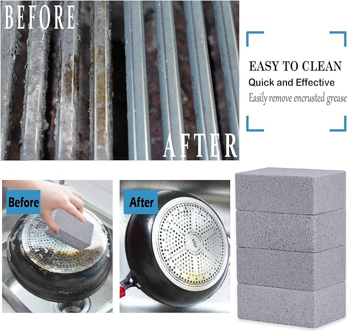 KAYCROWN Grill Griddle Cleaning Brick Block, Grill Cleaning Brick Removing - Image 4