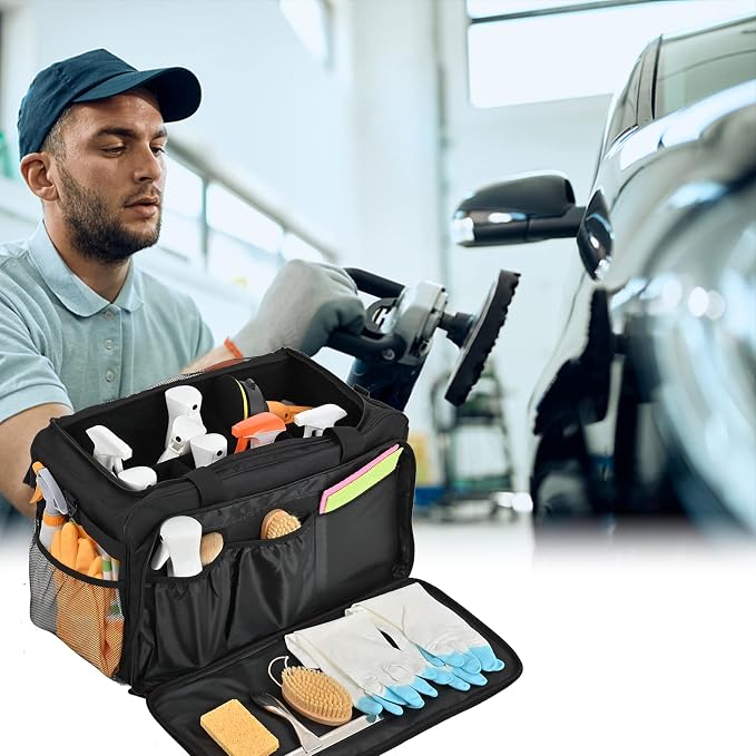 Extra Large Car Detailing Bag, Cleaning Caddy - Image 6