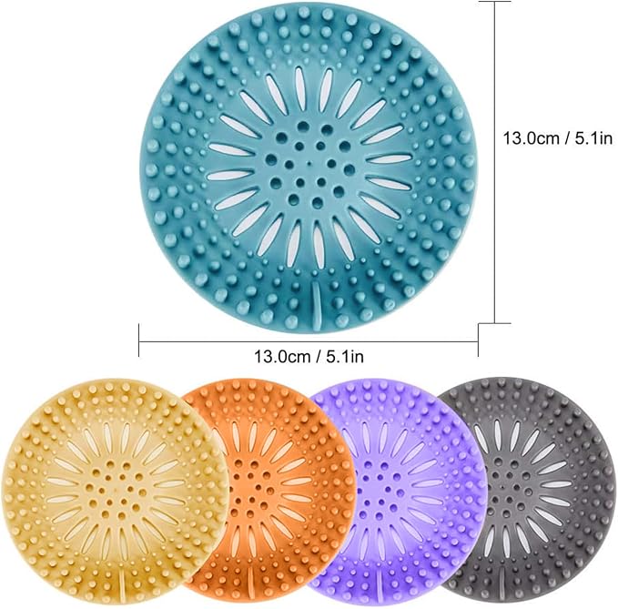 Gotega Bathroom Sink Drain Strainers, Hair Catcher Shower Drain Covers Protector - Image 5
