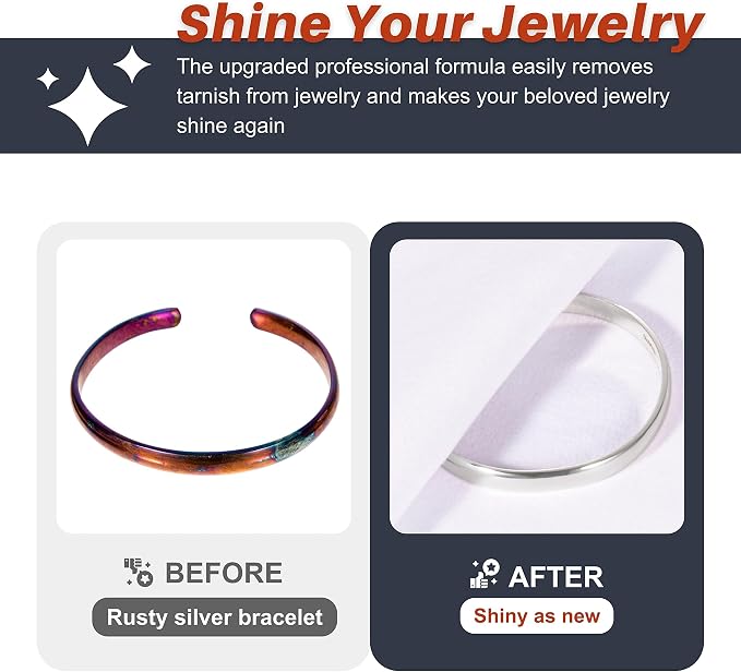 CATIFLIN 2pcs Multi-Layer Jewelry Cleaning Cloth, Large Silver Polishing Cloth - Image 3