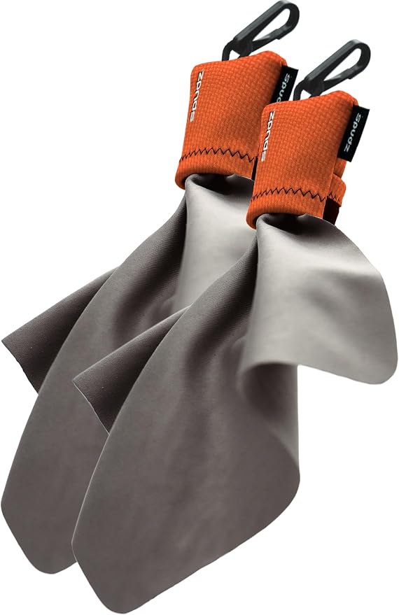 SPUDZ Ultra Microfiber Lens Cleaner – Closable Pouch, Washable – by ALPINEINNOVATIONS