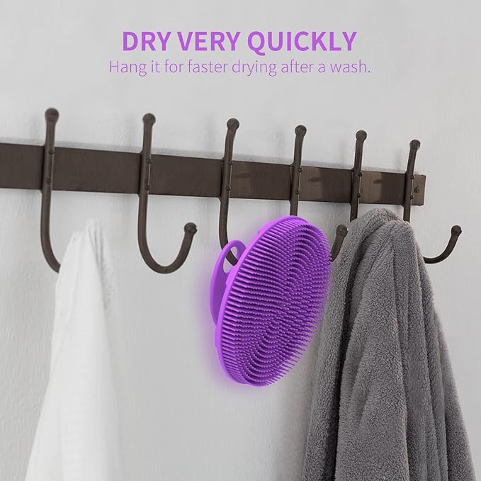 Silicone Body Scrubber 2 Pack, BEAUTAIL Shower Bath Scrubber, More Hygienic - Image 6
