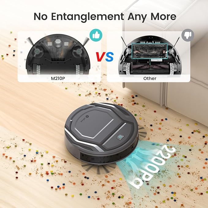 Lefant M210 Pro Robot Vacuum, Slim Quiet, 3 Adjustable Suction Levels, 6 Modes - Image 6
