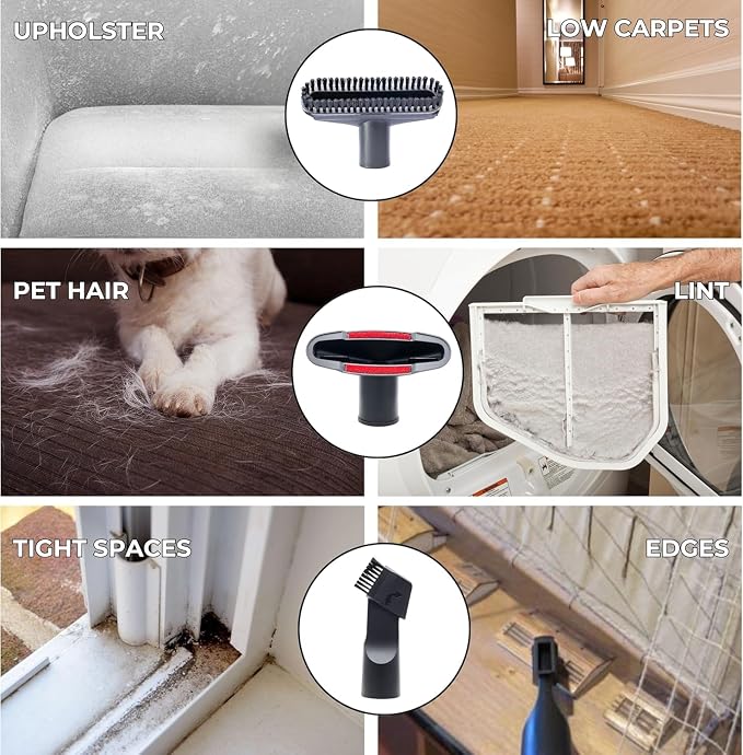 Household Cleaning Kit Attachments Vacuum Cleaner Accessories Universal Vacuum - Image 4