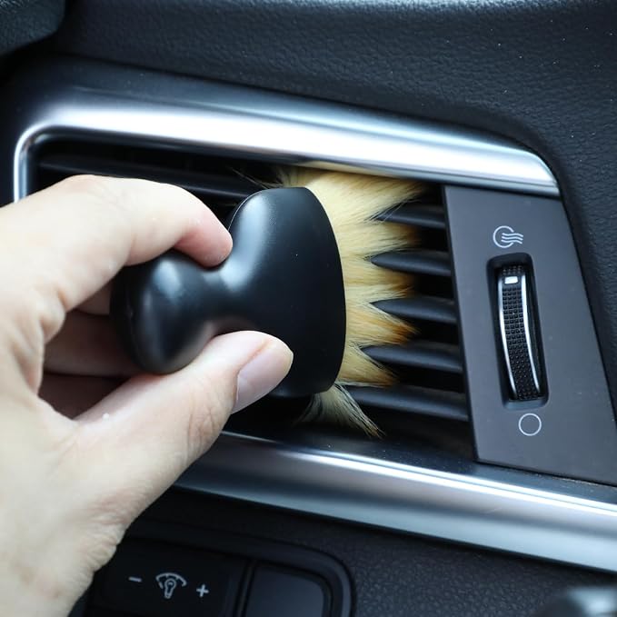 4 Pcs Car Interior Cleaning Brush Automotive Interior Dusting Brush Soft - Image 4
