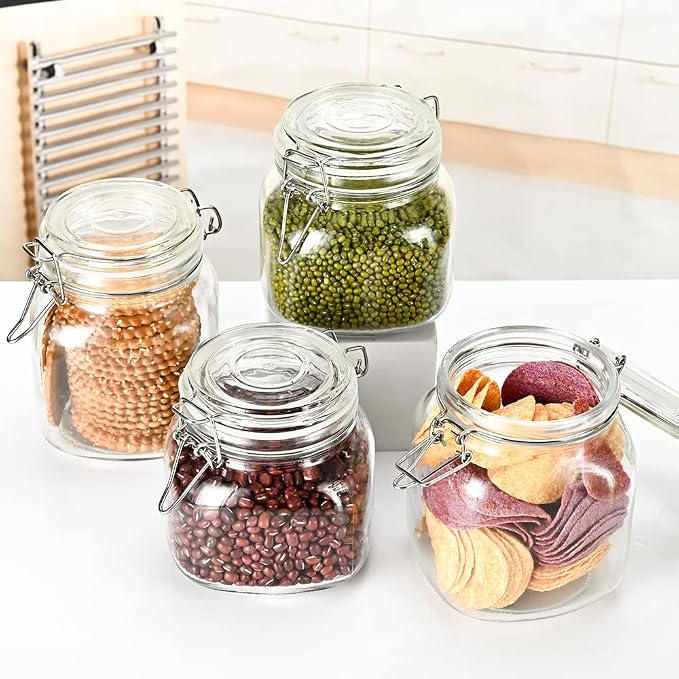 32oz Glass Food Storage Jars - Image 4