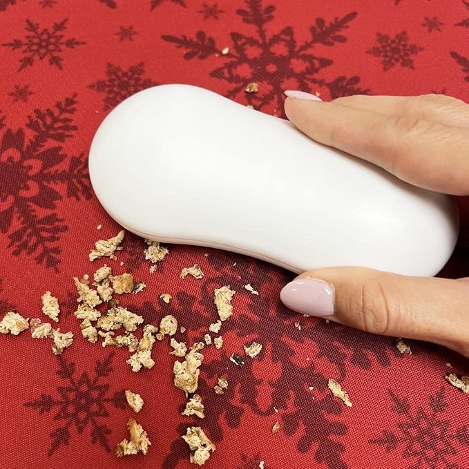 Table Crumb Sweeper 1 Pack White or Red 5.5" X 2.75" Inches Cleanning Brush - Image 6