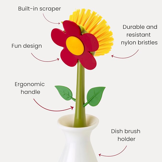 Vigar Flower Power Dish Brush - Image 3