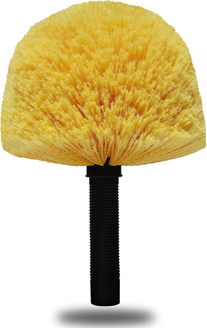 Yellow Twist-On Cobweb Duster Head Brush by Providequalityproducts