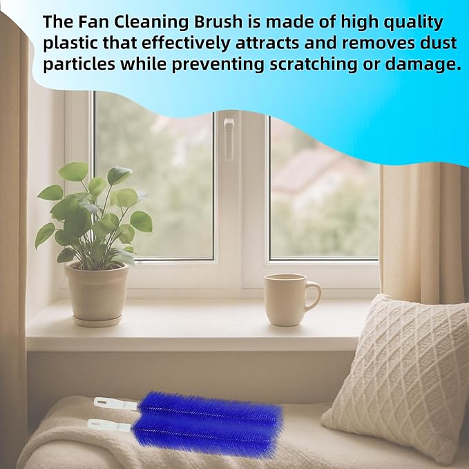 Fan Cleaning Brush, Bendable Fans Duster Fan Cleaner - Image 3