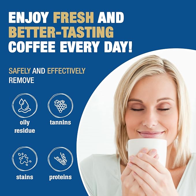 Bar Keepers Friend Coffee Maker Cleaner Removes Stains & Oily Residue from - Image 2