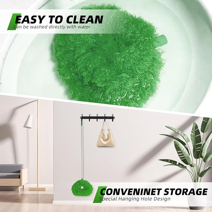 DRQ Ceiling Fan Cleaner Duster, 2 Pack Reusable Microfiber Duster - Image 5