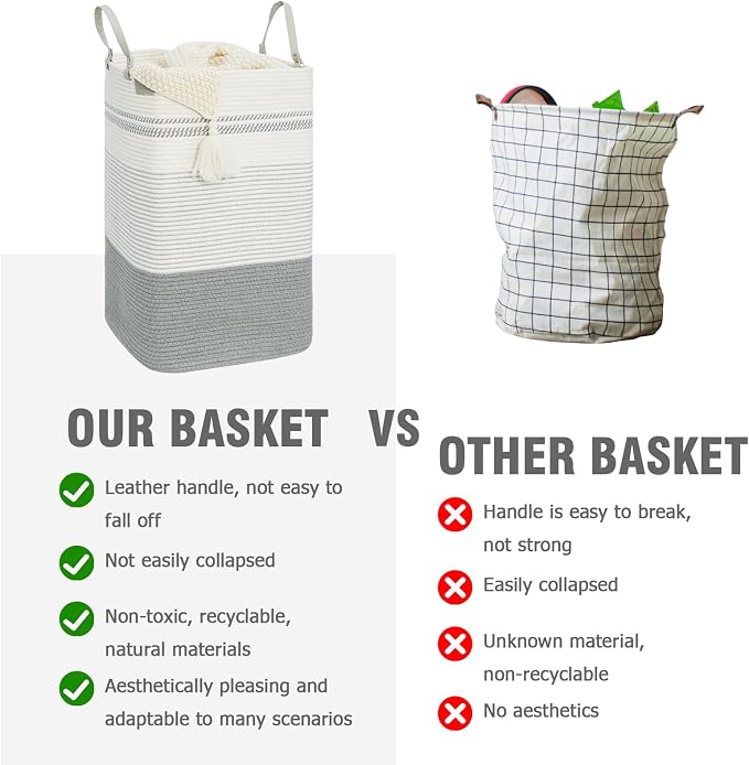 danpinera 75L Woven Laundry Hamper - Image 6