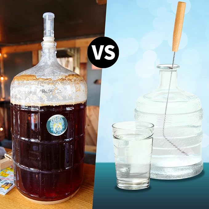 2 Pieces Nylon Carboy Cleaning Brush 13 Inch Long Gallon Jug Brush - Image 4