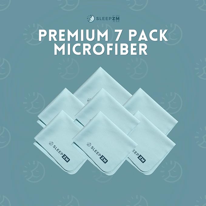 7 Pack Special Blue Light Glasses Microfiber Cleaning Cloths - Image 2