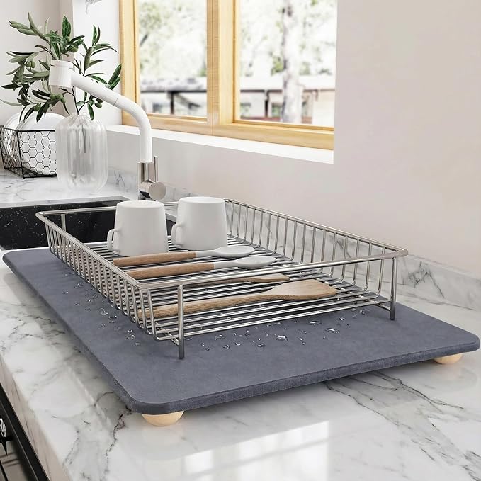 Stone Drying Mat for Kitchen Counter by Unknown