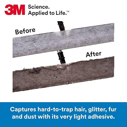 3M Easy Trap Sweep and Dust Sheets, 1 Roll of 60 8" x 6" Sheets, Disposable - Image 4