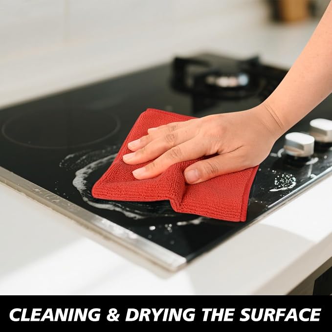 SINLAND Microfiber Rag Absorbent Cleaning Cloth Kitchen Dish Cloth Quick Dry - Image 6