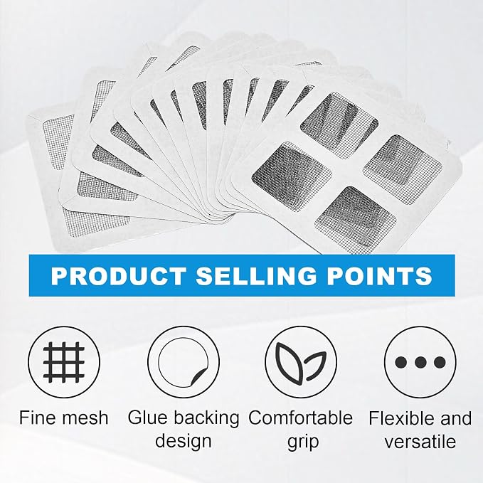 50Pcs Disposable Shower Drain Cover Hair Catcher, Disposable Floor Drain Sticker - Image 4