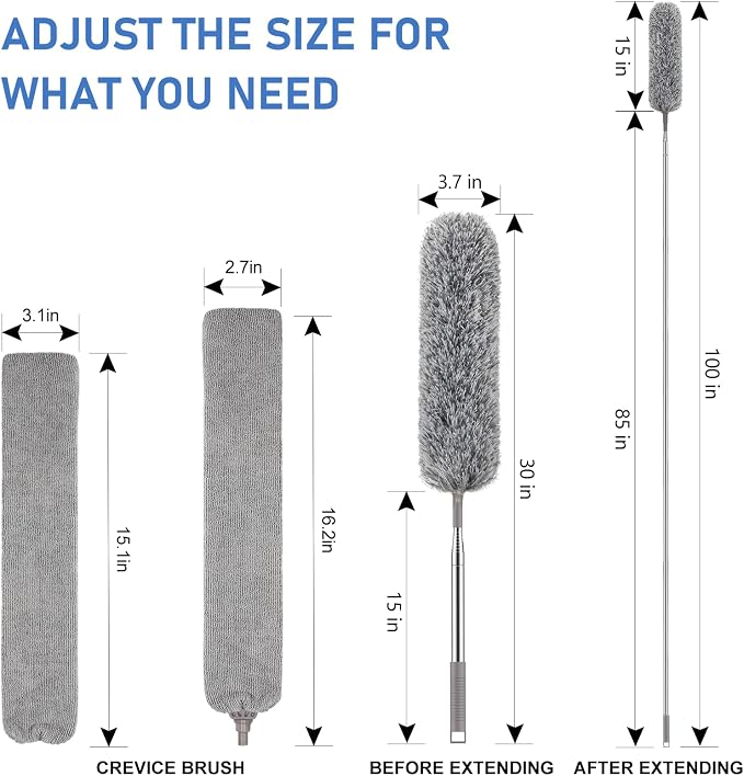 SetSail Dusters for Cleaning 100-inch Extra-Long Gap Duster - Image 2