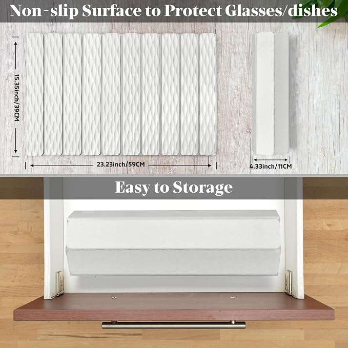 Large Stone Dish Drying Mats for Kitchen Counter, Fast Drying Collapsible Dish - Image 4