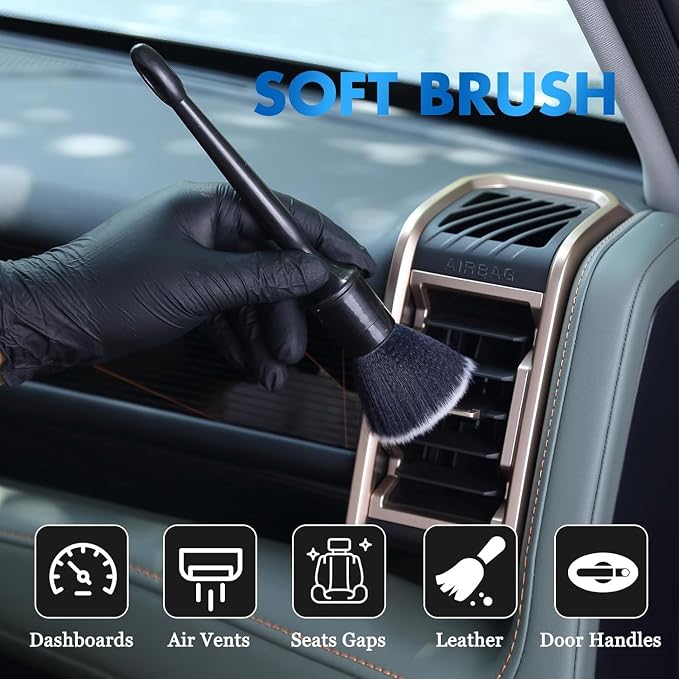 3PCS Car Detailing Brush Set - Image 3