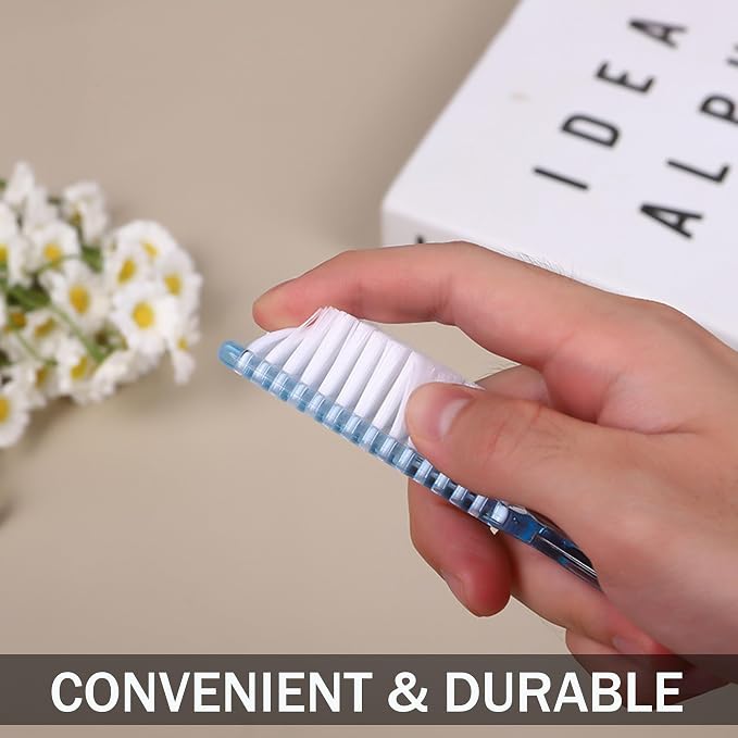 6 PCS Handle Grip Nail Brush, Hand Fingernail Cleaner Brush Manicure Tools - Image 4