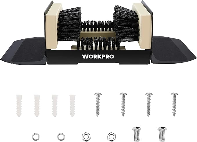 WORKPRO Boot Brush Scraper Outdoor, Shoe Cleaner Brush, Boot Scrubber by WORKPRO