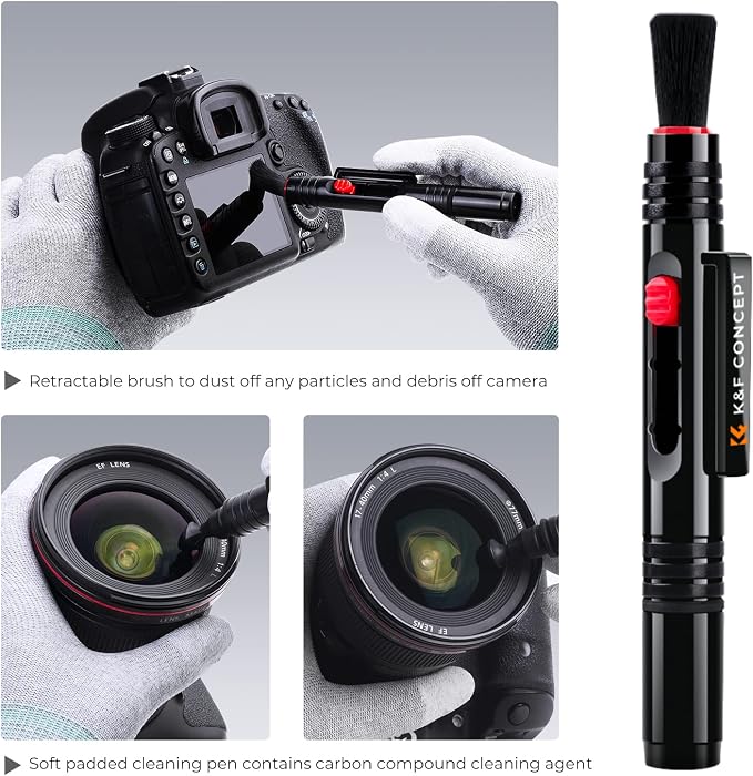 K&F CONCEPT 10-in-1 Camera Lens Cleaning Kit - Image 8