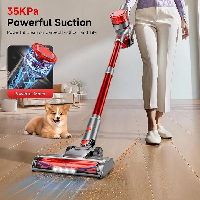 Cordless Vacuum Cleaner, Powerful Stick Vacuum Cleaner - Image 2