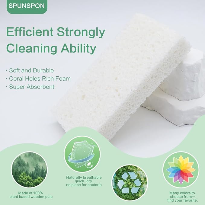 Large Cellulose Sponges, Kitchen Sponge - Image 4