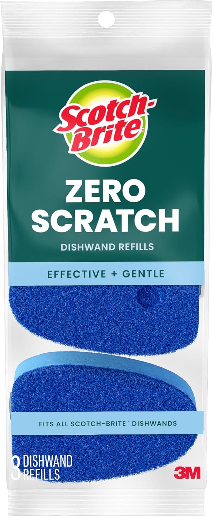 Scotch-Brite Non-Scratch Dishwand Refills, Fits All Scotch-Brite Dishwands by Scotch-Brite