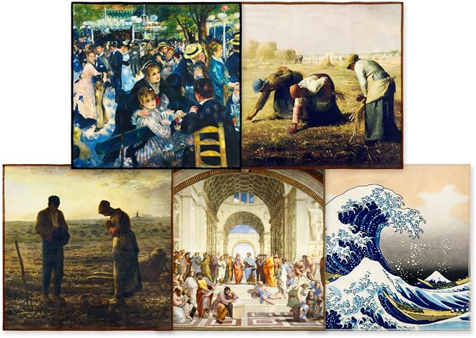 Large World Best Classic Art Collection 3 by CleanClearMicrofiber