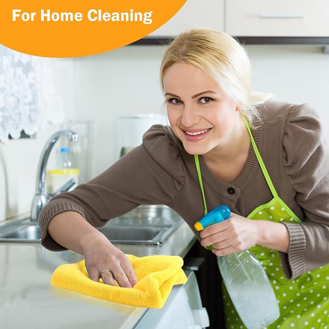 Tallew 16 Pcs Car Microfiber Towels Buffing Drying Wash Cleaning Cloths Plush - Image 5