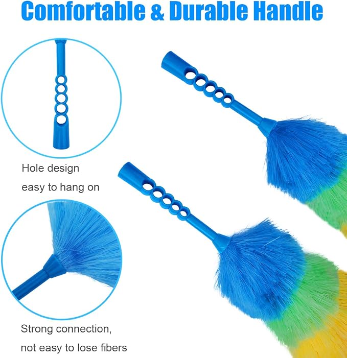 3 Pack Upgrade 19” Rainbow Static Feather Duster - Image 4