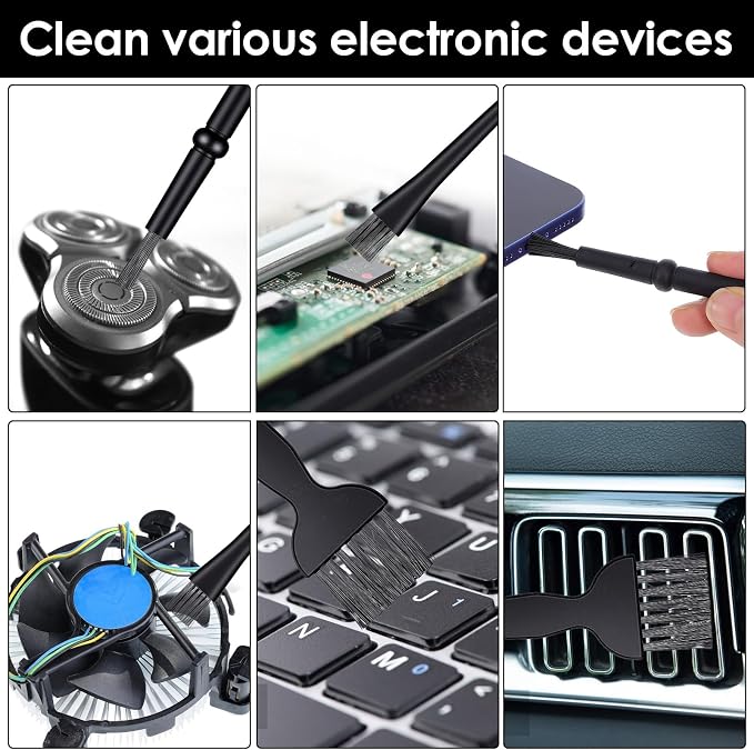 6 Pcs Small Cleaning Brush for Electronics, Car Interior Detailing, Keyboard - Image 5