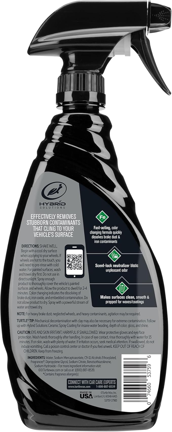 Turtle Wax 53759 Hybrid Solutions All Wheel Cleaner and Iron Remover, Rapid - Image 6