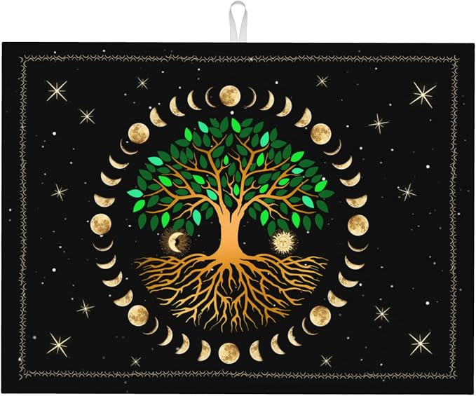Black Microfiber Dish Drying Mat by Unknown