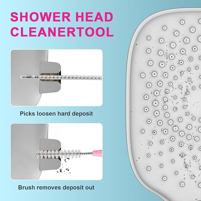 30 Pieces Tiny Brushes for Cleaning Shower Head, Shower Head Nozzle Cleaner - Image 5